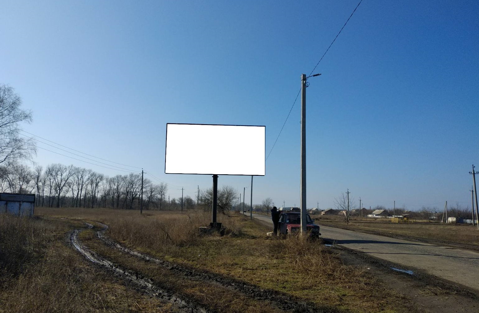 Billboard Karlivka,  st.Radevica (v rajoni naftorozvidki)