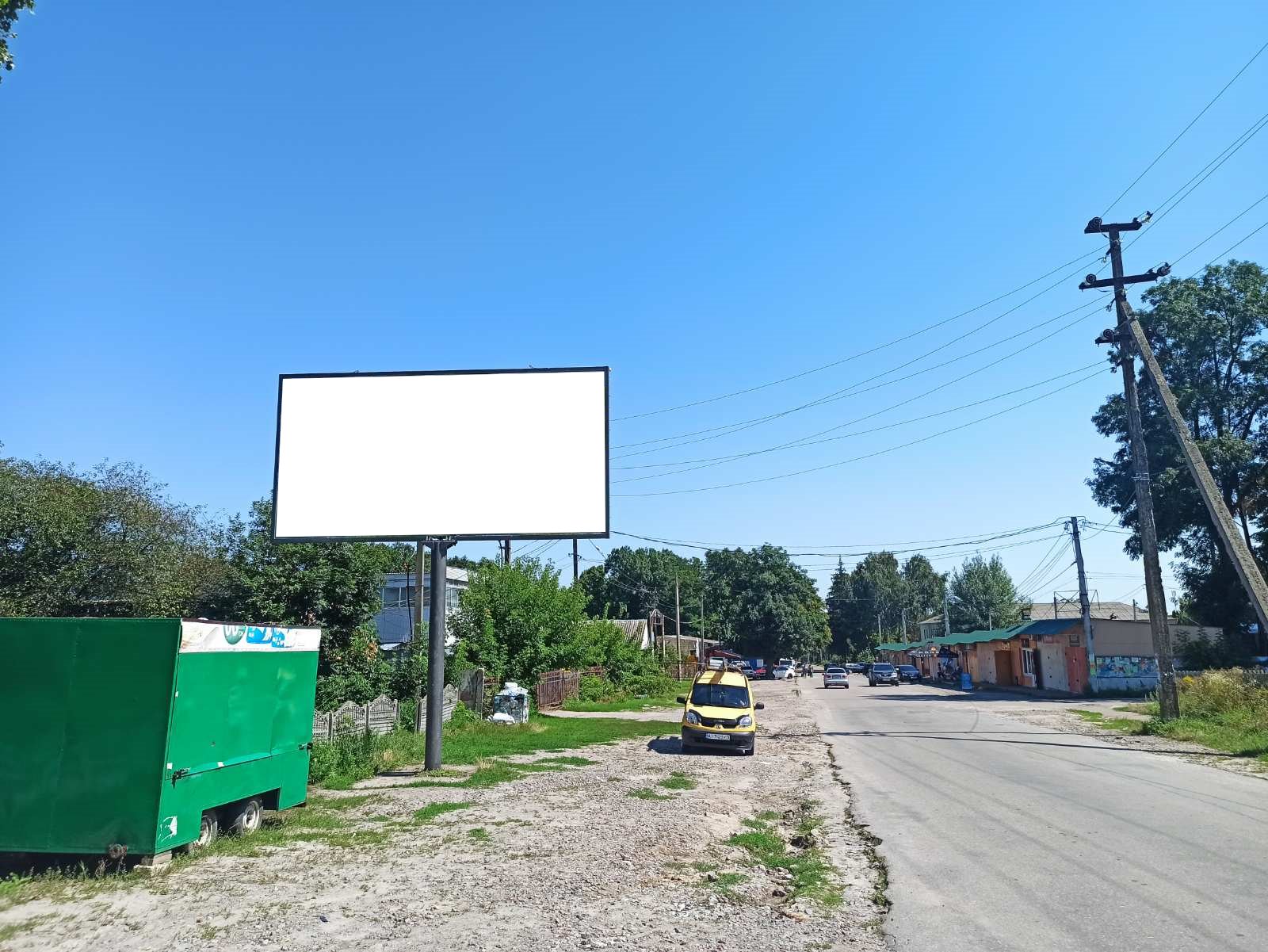 Billboard Tarashcha,  na rozi st.Volodimira Velikogo ta per.Fizkul'turnij (rajon rinku)
