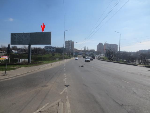 Billboard Odessa,  Grusevskogo Mih. vozle mosta (shema No1) V pravaa