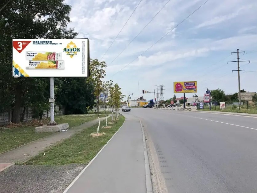 Billboard Svyatopetrivske,  st.Kiivs'ka/st. Petrovs'kogo, naproti ATV