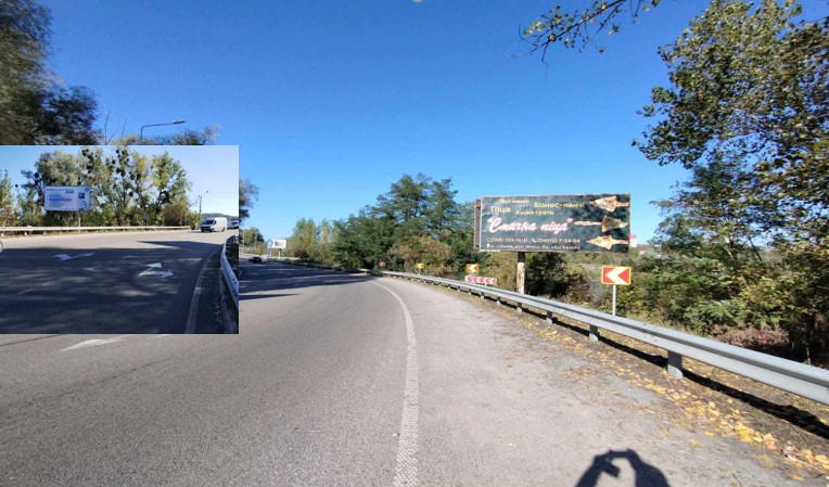 Billboard Obukhiv,  Avtoslahoprovid, rozv'azka Obuhiv-Kiiv-Ukrainka (st.Kiivs'ka) pravoruc