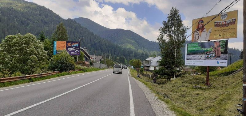 Billboard Mukachevo,  Trasa N-09 Mukacevo-L'viv, pisla bazi MVD, napramok ruhu na Bukovel'