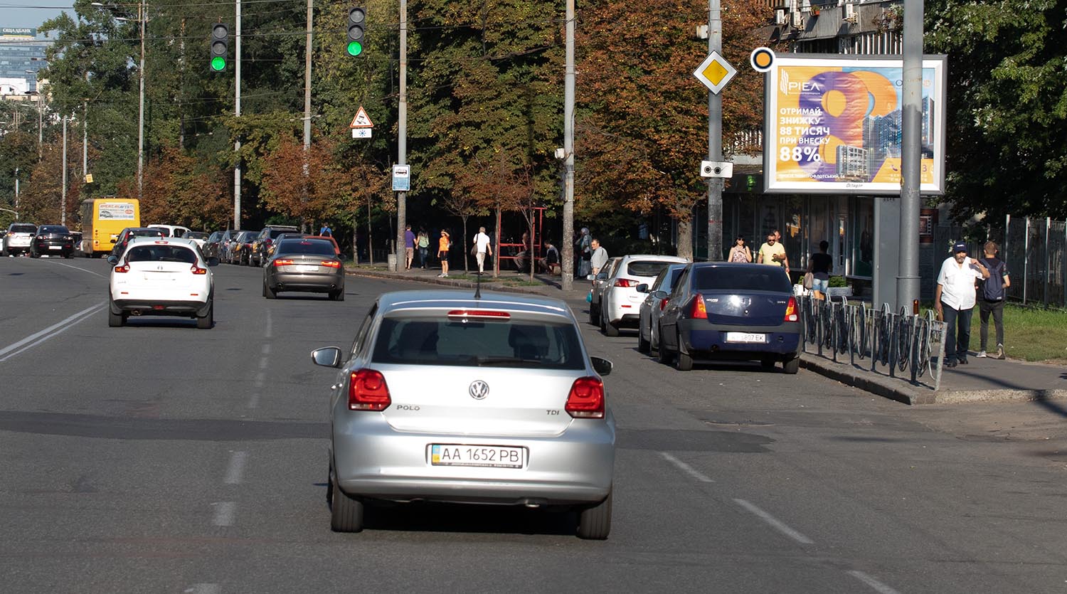 Video billboard Kyiv,  Lipkivs'kogo Vasila st.
