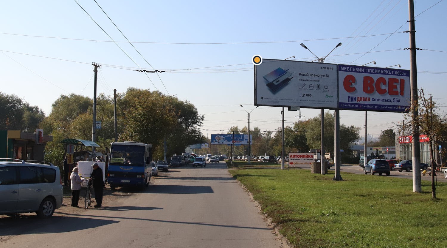 Billboard Chernivtsi,  Kalinivs'ka st., zup trol 5, do rinku, livij