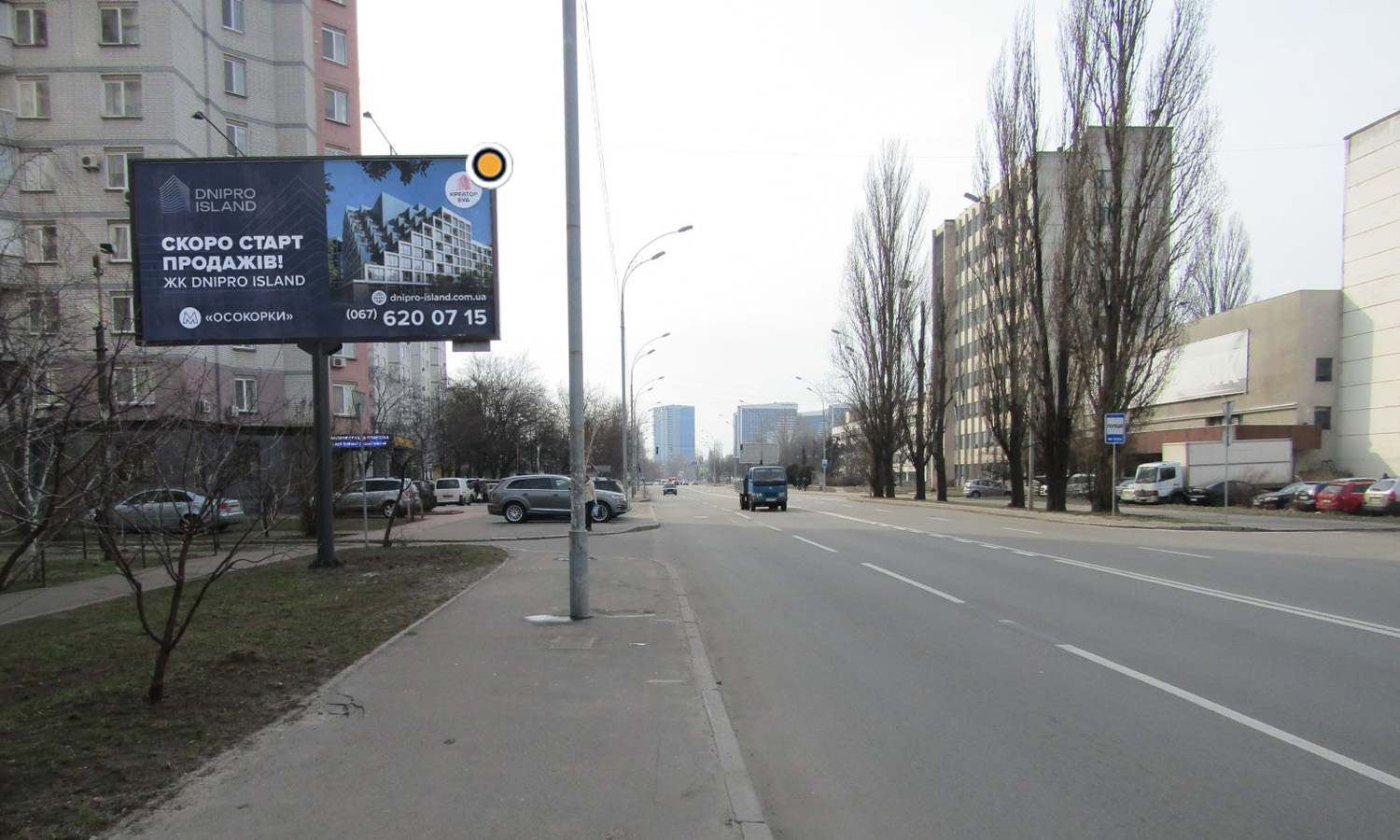 Billboard Kyiv,  Zdolbunivs'ka st., 5a, Metalobaza, v napramku do Dniprovs'koi nabereznoi