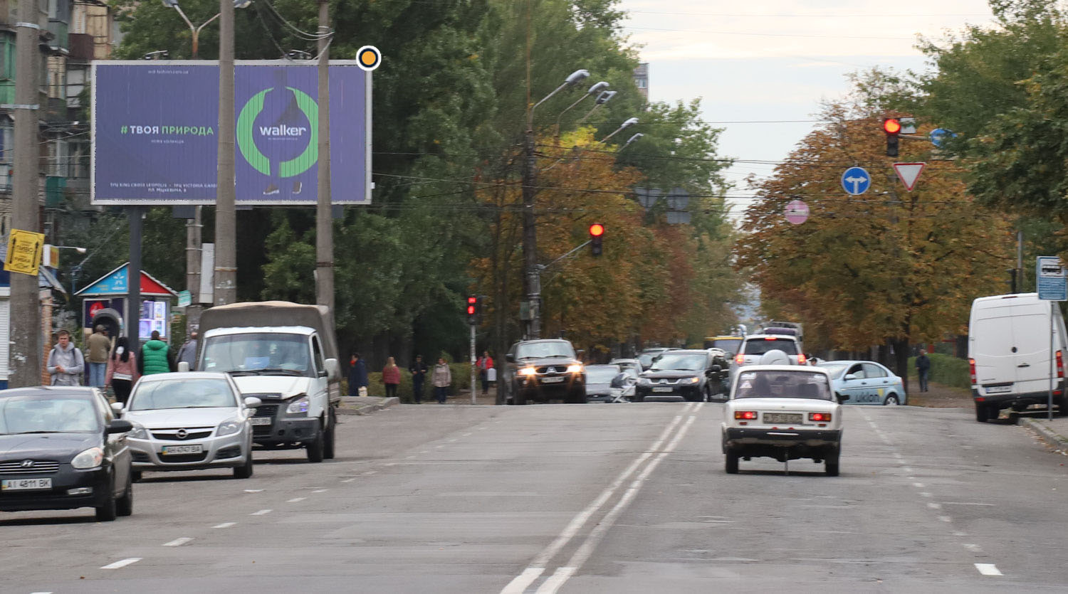 Billboard Kyiv,  Ostafia Daskevica (Kurnatovs'kogo) st., 20/ Stal's'kogo st.