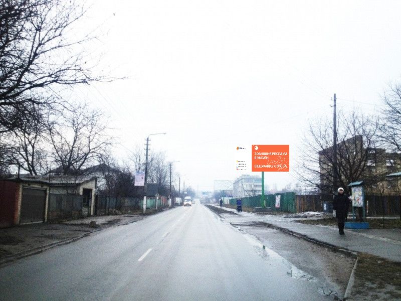 Billboard Svyatopetrivske,  st.Central'naa, d.138, vozle ostanovki
