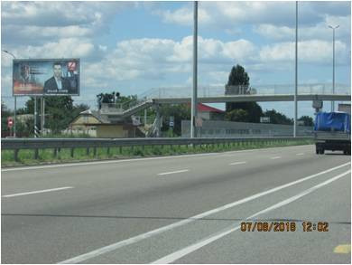 Billboard Trasy Kiev,  s. Lubimivka, Zitomirs'ka trasa, 33 km v napramku Zitomira