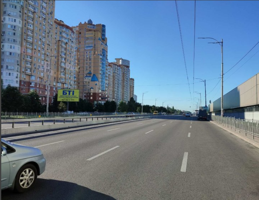 Billboard Kyiv,  M."Akademmistecko" av.Palladina 24 napramok do V. Kil'cevoi