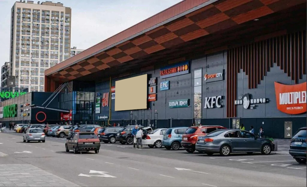 Video billboard Kyiv,  TRC Retroville, av. Pravdi, 47