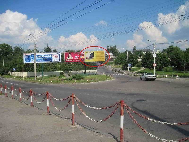 Billboard Rivne,  Dubens'ka- Popovica (pravij)
