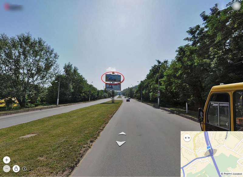 Billboard Chernivtsi,  Izmajlivs'ka (vid Kalinivs'kogo rinku) niznij