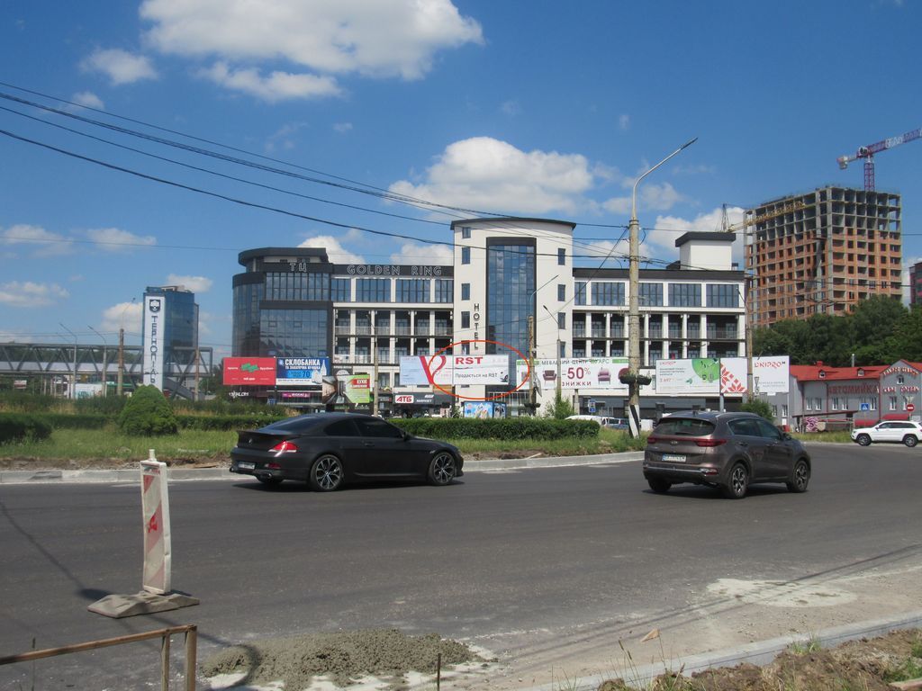 Billboard Ternopil,  Zbaraz'ke sose - Banderi -Protasevica (pravij)