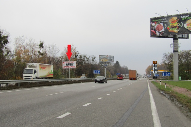 Billboard Kyiv,  Zitomirs'ke sose, v napramku z m.Kiiv, pisla s.Mila, (100 m pisla zapravki "TNK"), 2km+200m