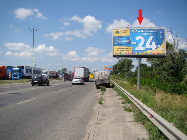 Billboard Kyiv,  Кільцева дорога ("Вольво Україна", Макдональдз, Novus), в напрямку просп. Л. Курбаса