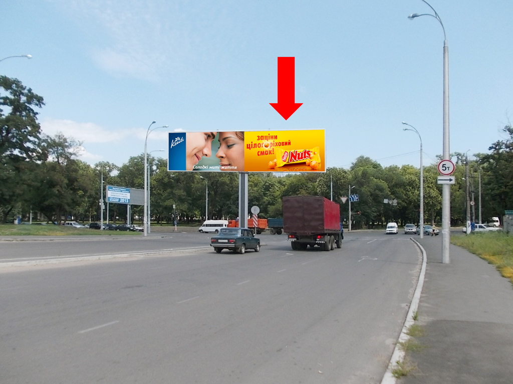 Billboard Odessa,  Балківська вул. / Желябова вул., роздільник, з боку Желябова вул., права