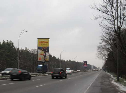 Billboard Kyiv,  Brovars'kij prosp.,  na rozpodiluvaci No5 (u napramku Brovariv)