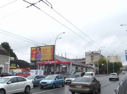 Billboard Kyiv,  Mostic'ka st. - Visgorods'ka st.