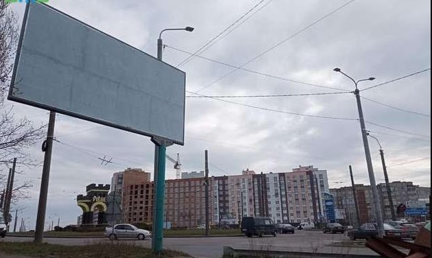 Billboard Rivne,  Soborna st., v`izdiz do Rovno