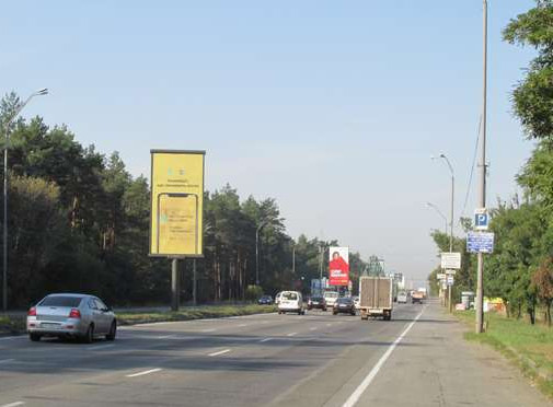 Billboard Kyiv,  Brovars'kij prosp.,  na rozpodiluvaci No5 (u napramku Kieva)