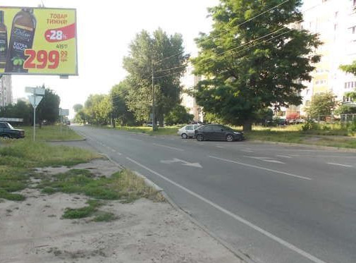 Billboard Cherkasy,  Blagovisna st. - Cornovola st. (Engel'sa st.)