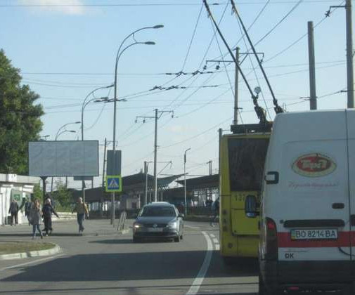 Billboard Kyiv,  Zaliznicne sose, Zaliznicna Stancia "Vidubici" (u napramku Naddniprans'kogo sose)