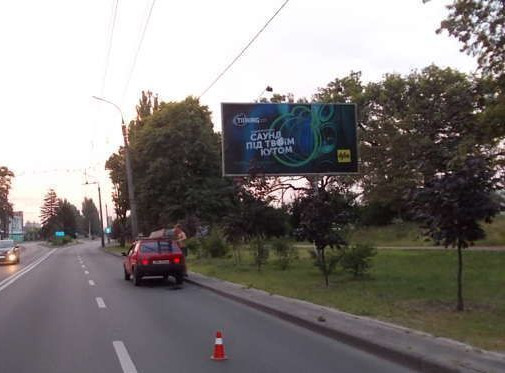 Billboard Cherkasy,  Dahnivs'ka st.- Pal'ohi st.