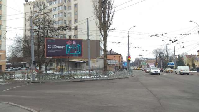 Billboard Rivne,  Soborna st. - Kocubins'kogo st. (v bik slahoprovodu)
