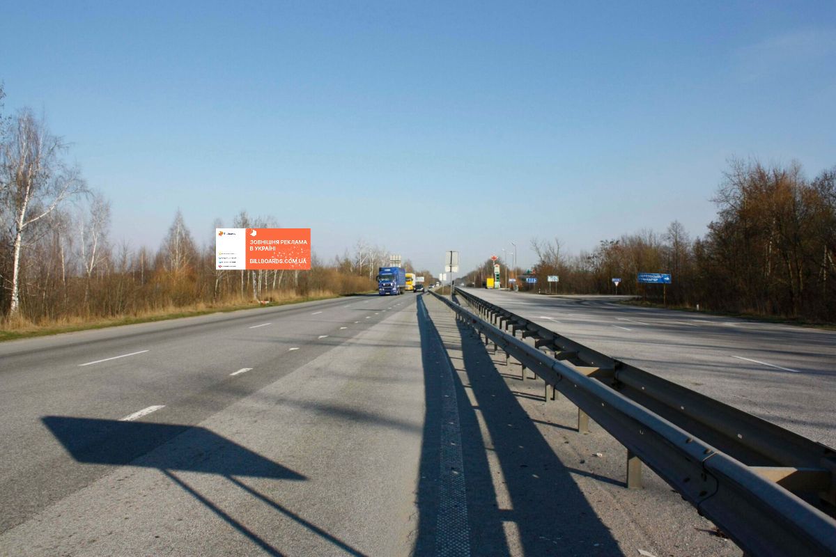Billboard Zhytomyr,  trasa Kiiv-COP  M-06  155+600 (pravo) s. Sadki, AZS MARSAL