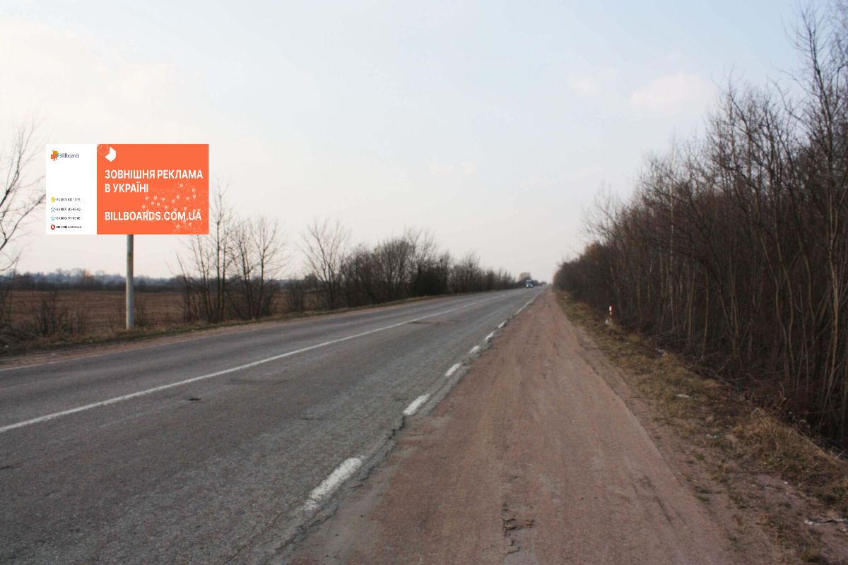 Billboard Zhytomyr,  trasa Zitomir-Korosten':R-28  163+200 (pravo)
