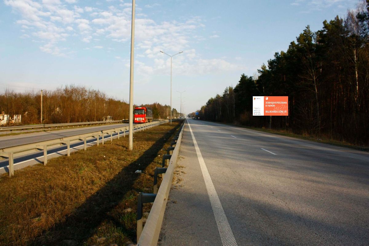 Billboard Zhytomyr,  trasa Kiiv-COP  M-06  159+900 (livo) s. Vasilivka