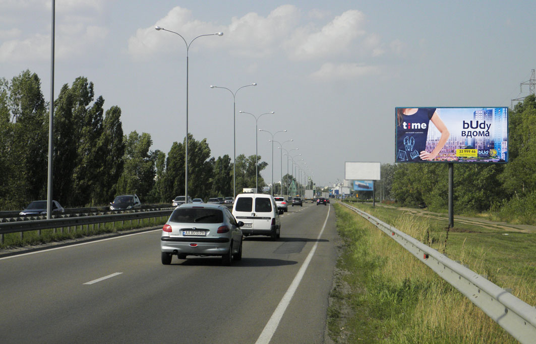Billboard Kyiv,  st.Bogatirs'ka/ZK Italijs'kij Kvartal (A) NOVUS, na Visgorod, na Mezigir'`a