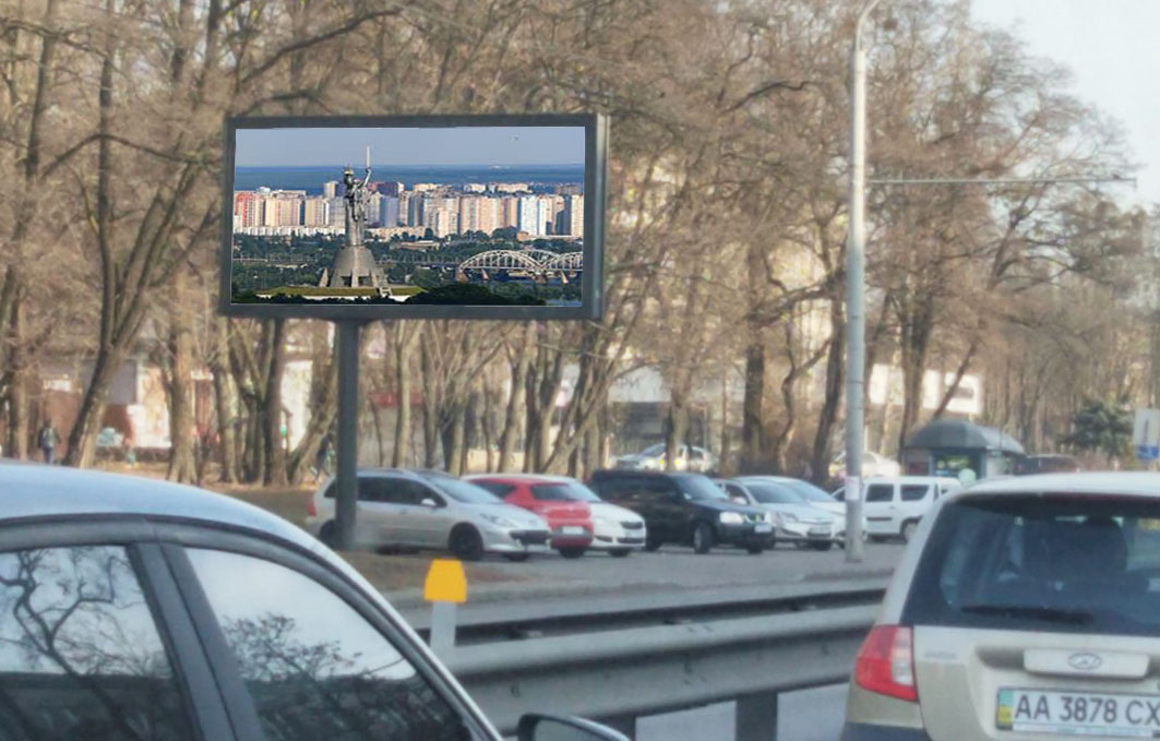 Billboard Kyiv,  pr-t Peremogi 60/st.S.Perovskoi (Evgenii Mirosnicenko) na pl.Peremogi (V) sit