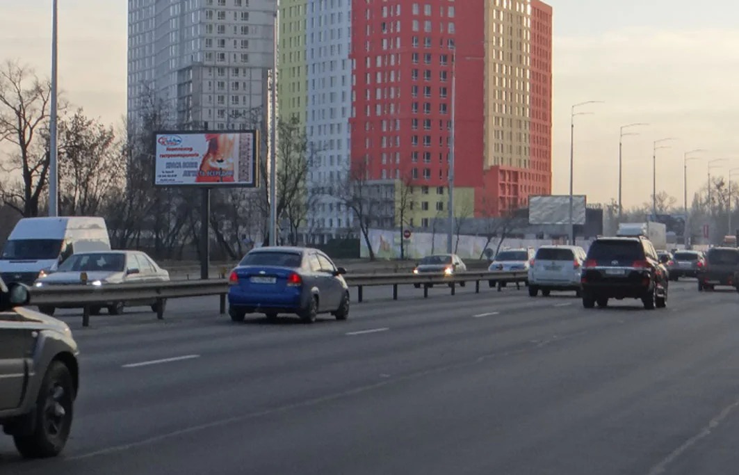 Scrolller, scroll Kyiv,  Stolicne s/Vidubici (AZS Glusko)/Pivdennij mist - na Konca Zaspa,st.Zabolotnogo  (V1) SKROLLER