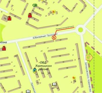 Billboard B in Zaporizhzhya, 3x6  Ubilejnyj pr-t, 27 scheme