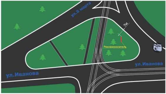 Prismatron, Prism A in Zaporizhzhya, 3x6  st. Ivanova -  st. 8 Marta - 222593 scheme