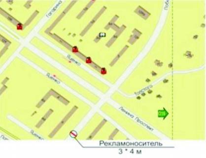 Backlight A in Zaporizhzhya, 3x4  st. Pobedy (k 5-oj gorbol'nice) scheme