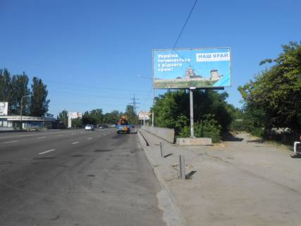 Billboard A in Zaporizhzhya st. Ukrainskaa st. Stefanova sprava v storonu Sevcenkovskogo rajona Photo 1