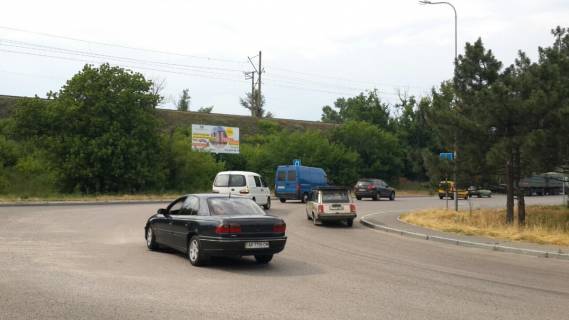Billboard A in Zaporizhzhya o. Hortica v"ezd na most Preobrazenskogo, v centr Photo 1
