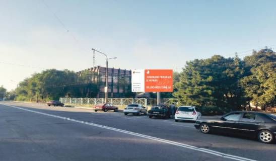 Billboard A in Zaporizhzhya, 6x3  st. Peremogi, Nacpolicia, Nova Posta Photo 1