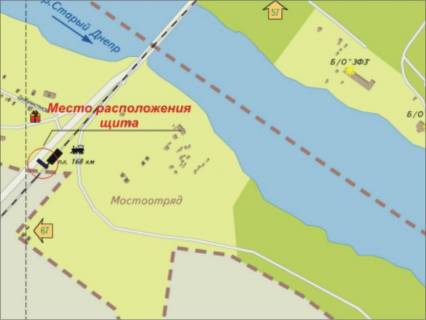 Billboard A in Zaporizhzhya Hortickij r-n, v"ezd na most Preobrazenskogo scheme