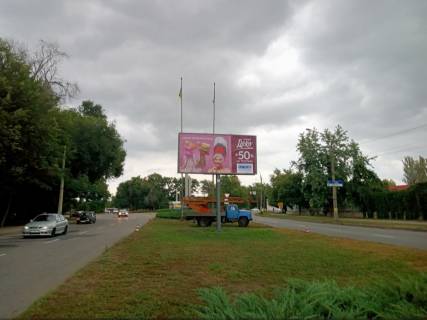 Billboard A in Zaporizhzhya, 3х6  st.Kosmicna, Sklads'ka, viizd z mista Photo 1