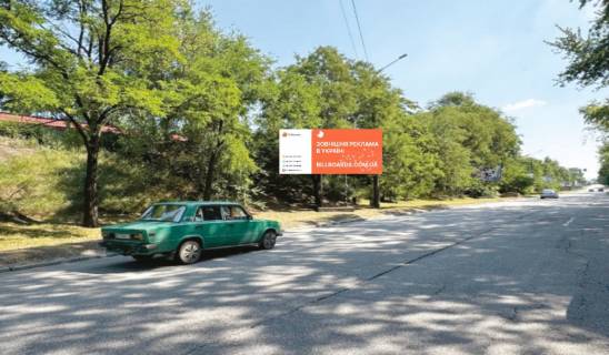 Billboard A in Zaporizhzhya, 6x3  st.Tulenina, u napramku st.Peremogi , spusk z zaliznicnoi platformi Photo 1