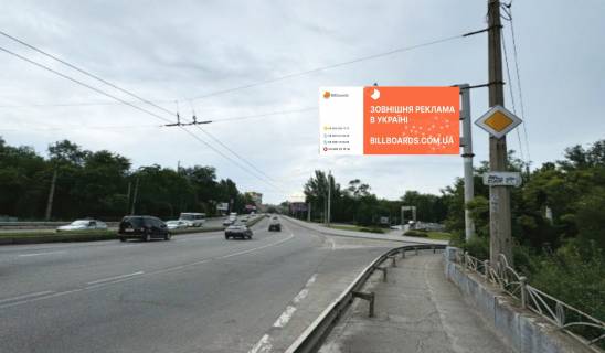 Billboard A in Zaporizhzhya, 6x3  Sobornij,Skil'na (do ZD Vokzalu) Photo 1