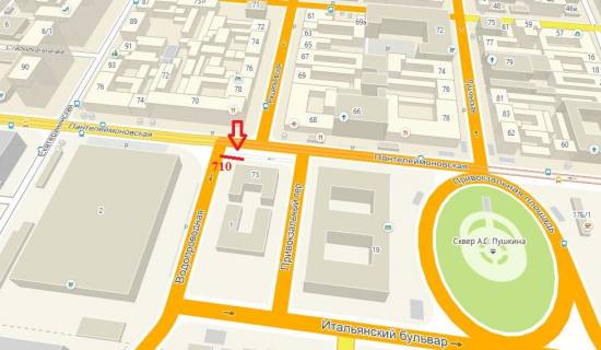 Scrolller, Scroll A in Odessa, 2,32*3,14  ул. Пантелеймоновская - -ул. Ришельевская, 73 (скролл) - 531566 scheme