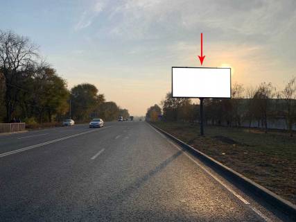 Billboard A in Dnipro (Dnipropetrovsk), 6х3  M-30, km 959+389 (livoruc), Krivoriz'ke sose, viizd iz Dnipra, za st. Gerbina Photo