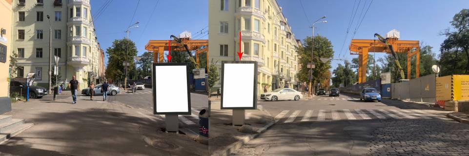 Citylight B in Dnipro (Dnipropetrovsk), 1.2х1.8  prosp. Dmitra Avornic'kogo - st. Sergia Efremova Photo 1