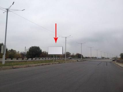 Billboard A in Kam'yanske (Dniprodzerzhinsk), 6х3  mostovij perehid cerez r. Dnipro (na rozdilovij smuzi)(10), na livij bereg Photo 1