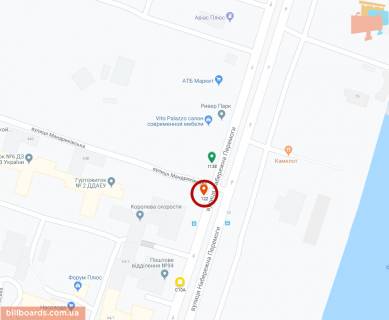 Scrolller, Scroll A in Dnipro (Dnipropetrovsk), 3.14х2.32  prosp. Slobozans'kij v rajoni bud. 31 D, ruh u bik Central'nogo mostu - 181532 scheme