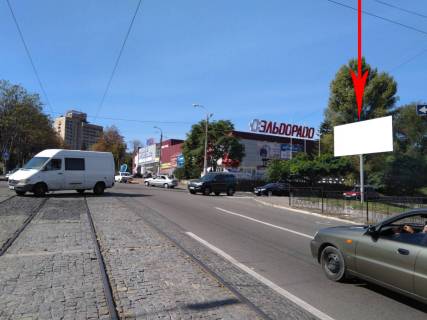 Billboard B in Kam'yanske (Dniprodzerzhinsk), 6х3  prosp. Tarasa Sevcenka - prosp. Anoskina(2), napramok do novogo mostu Photo 1